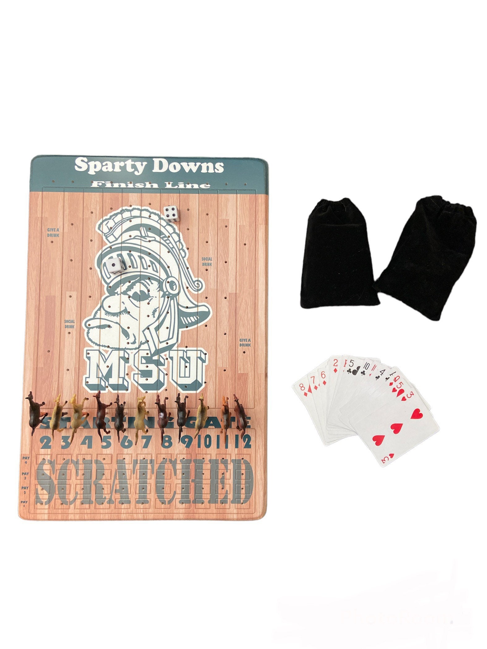 Horse Race Game / Dice Game / drinking game/ gambling game Custom school