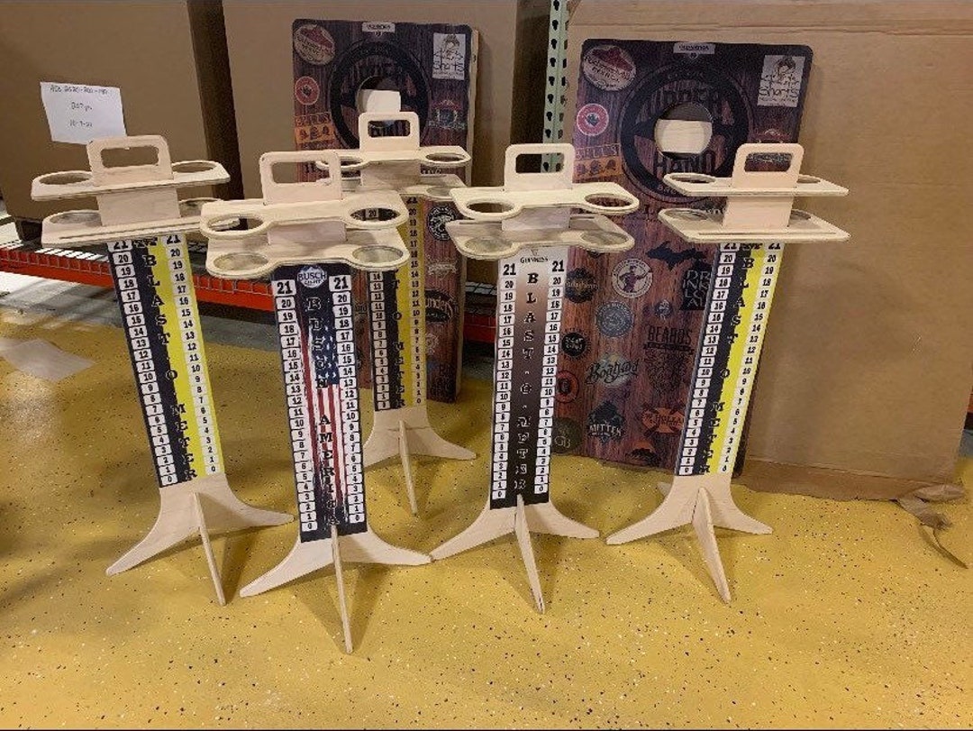Cornhole Scoreboard, Beer Holder, iPhone Holder, Cup Holders. Etsy