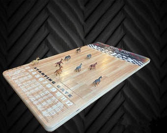 Horse Race Board Game/ Dice and Gambling Game