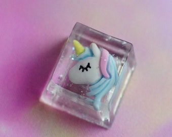 Cute unicorn keycap | Escape keyboard caps | Anime keycaps