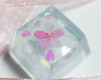 Sakura keycaps | Artisan japanese key caps | Cherry MX