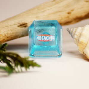 Blue surf keycap | Resin keycap | OEM CHERRY MX