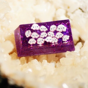 Backspace | Enter keycap | Cute cloud keycaps | Artisan key cap for mechanical keyboard OEM Cherry MX