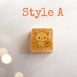 Anime keycaps | Bear keycap set | Artisan keycap for mechanical keyboard OEM Cherry MX