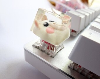 Cute pig artisan key cap for mechanical keyboard OEM Cherry MX