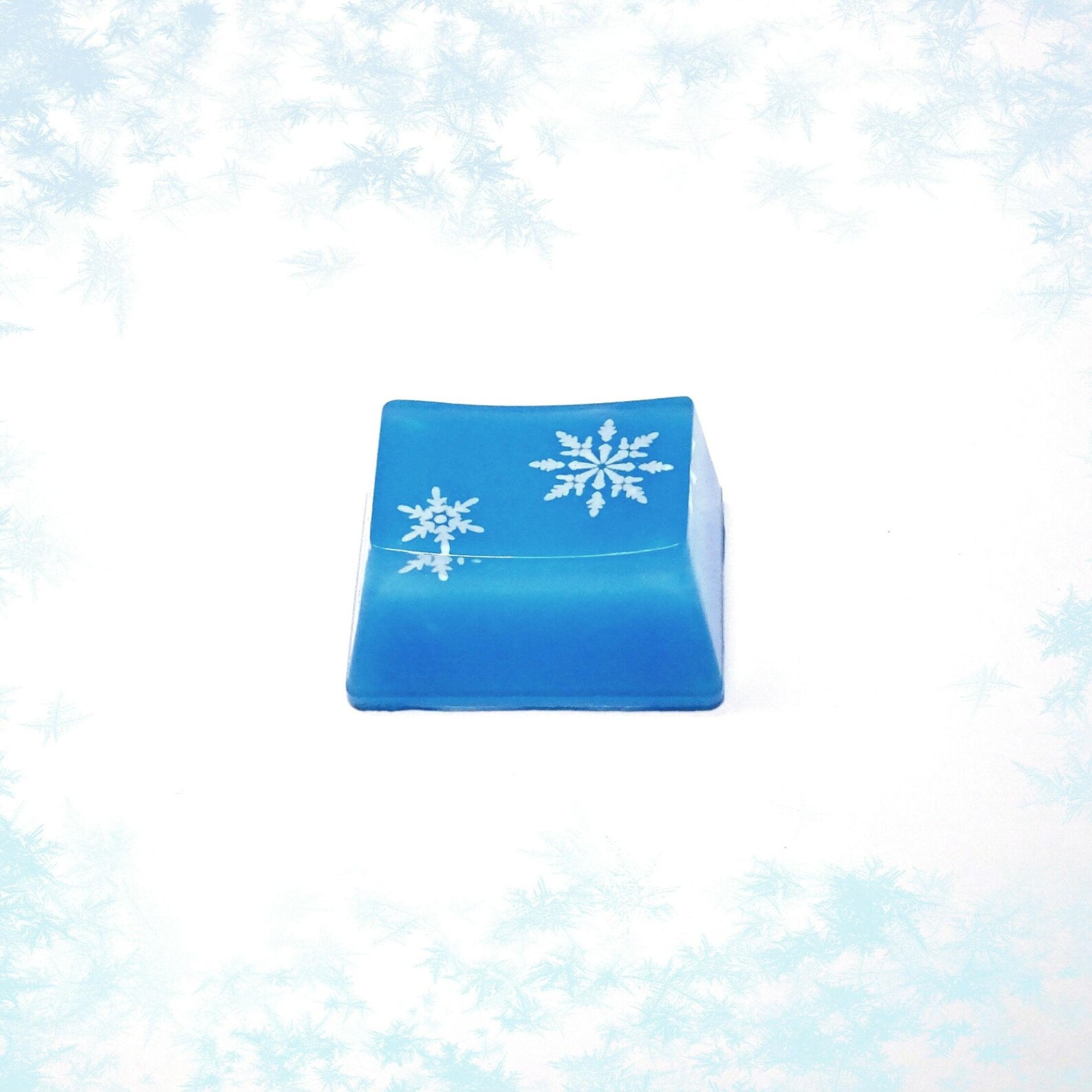 Snowflake Computer Key Caps 1,25U Resin Keycaps | Keyboard Caps | Snowflake Key Caps for Bottom Row ...