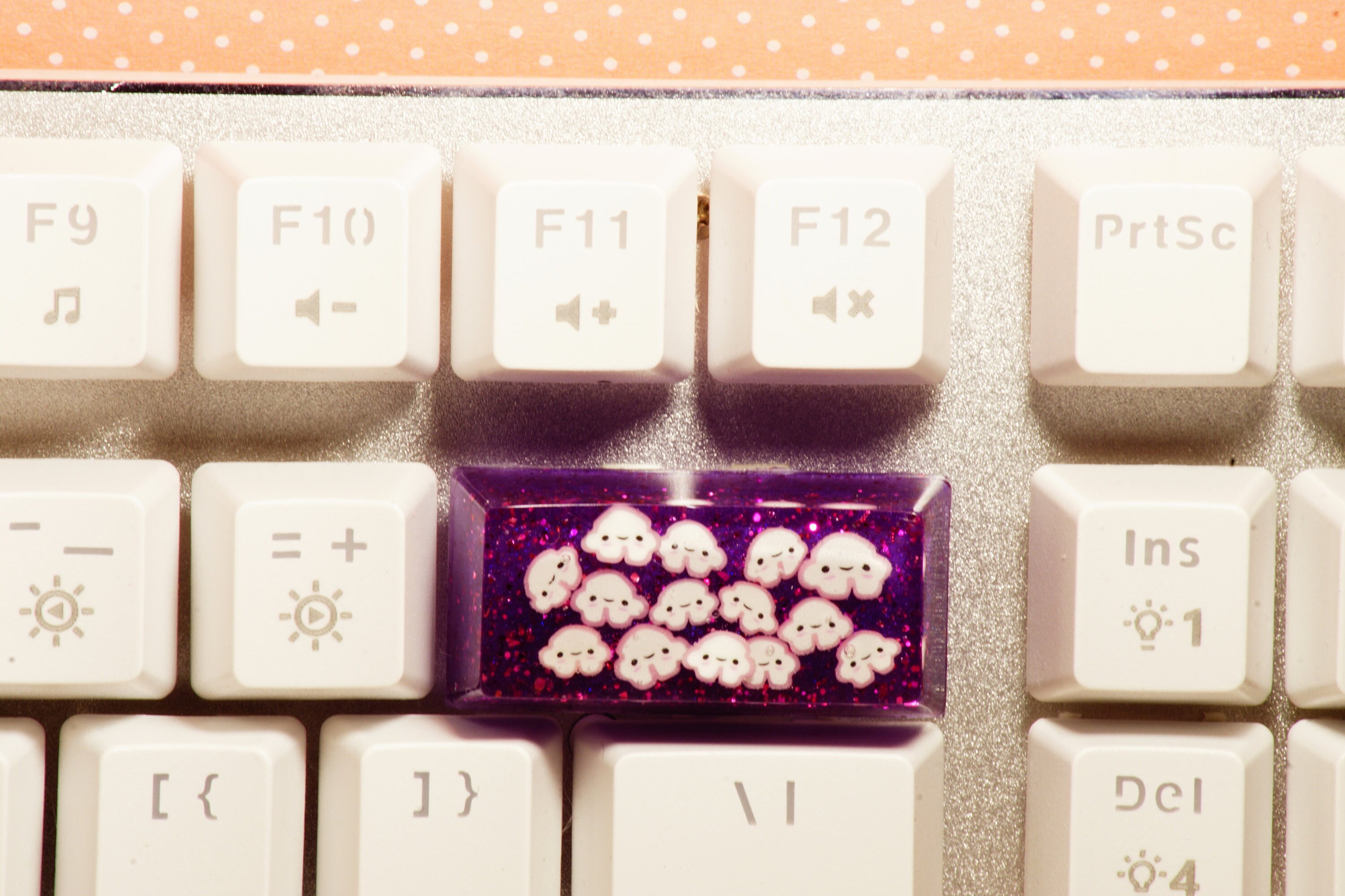 Backspace | Enter Keycap | Cute Cloud Keycaps | Artisan Key Cap for ...