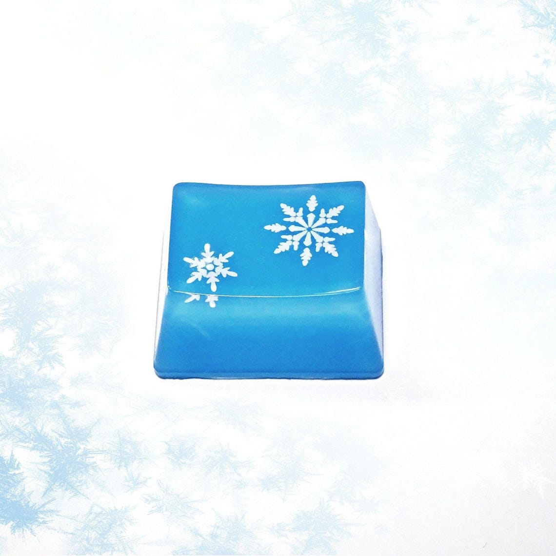 Snowflake Computer Key Caps 1,25U Resin Keycaps | Keyboard Caps | Snowflake Key Caps for Bottom Row ...