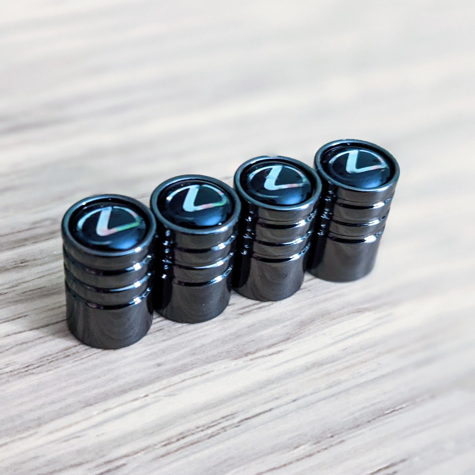 Lexus logo Tire Wheel Valve Stem Caps x4 Etsy