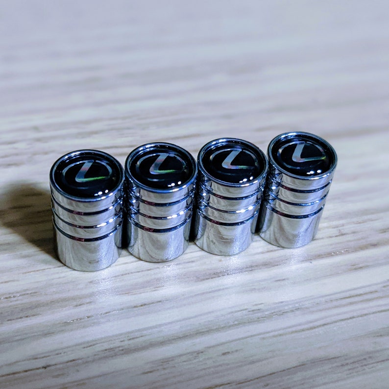 Lexus logo Tire Wheel Valve Stem Caps x4 Etsy