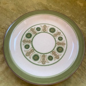 Versatone II by Noritake Talisman Pattern Vintage Dinner Plates 8 Available | midcentury dishes | mcm dinnerware