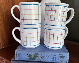 Vintage Mount Clemens Mardi Gras Mugs - Set of 4
