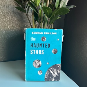 The Haunted Stars di Edmond Hamilton, edizione del 1960 / Libro di fantascienza d'epoca