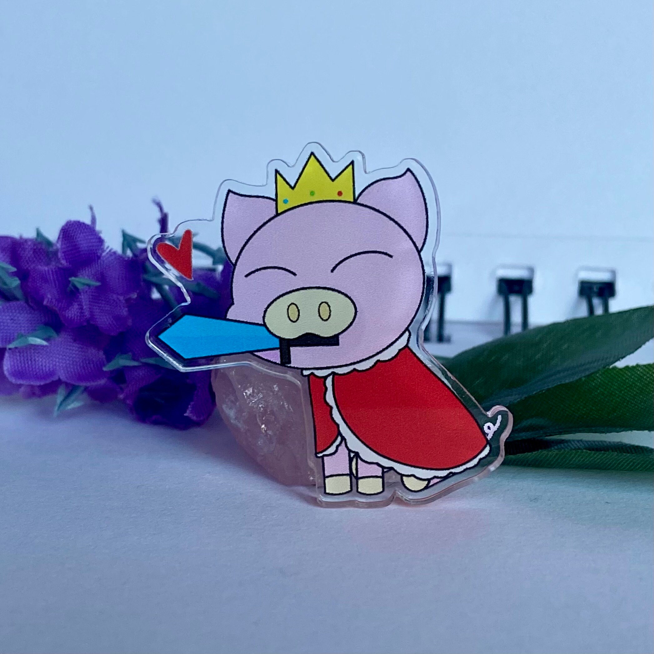 Technoblade 'Classic Pig' Enamel Pin