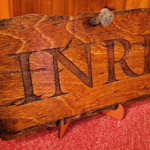 INRI Crucifixion Sign – Wooden Replica with Hebrew, Greek, Latin Inscription image 15