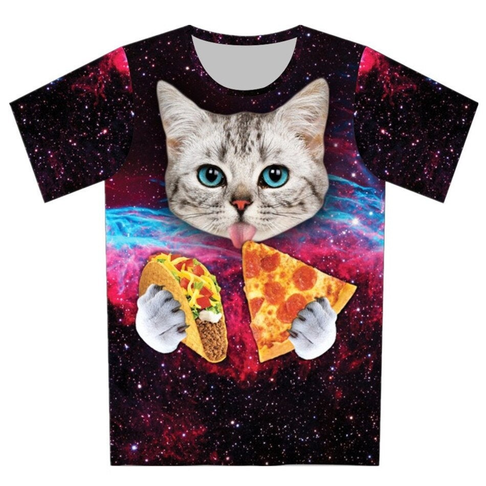 Pizza cat shirt unisex t shirt cloth summer gift new shirt Etsy