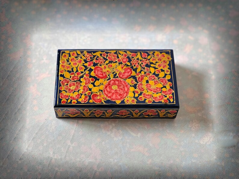 Exquisite Mystery Jewelry Box: A Timeless Treasure from Kashmir image 9