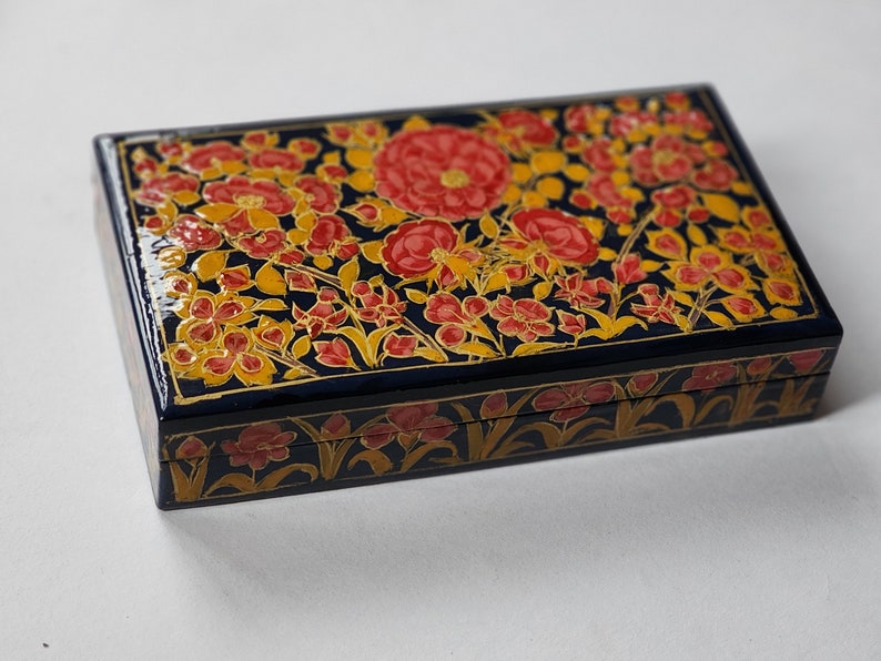 Exquisite Mystery Jewelry Box: A Timeless Treasure from Kashmir image 3