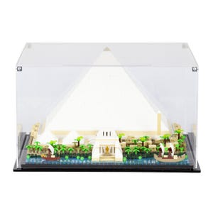Acryl Vitrine für die LEGO® Pyramide von Gizeh 21058