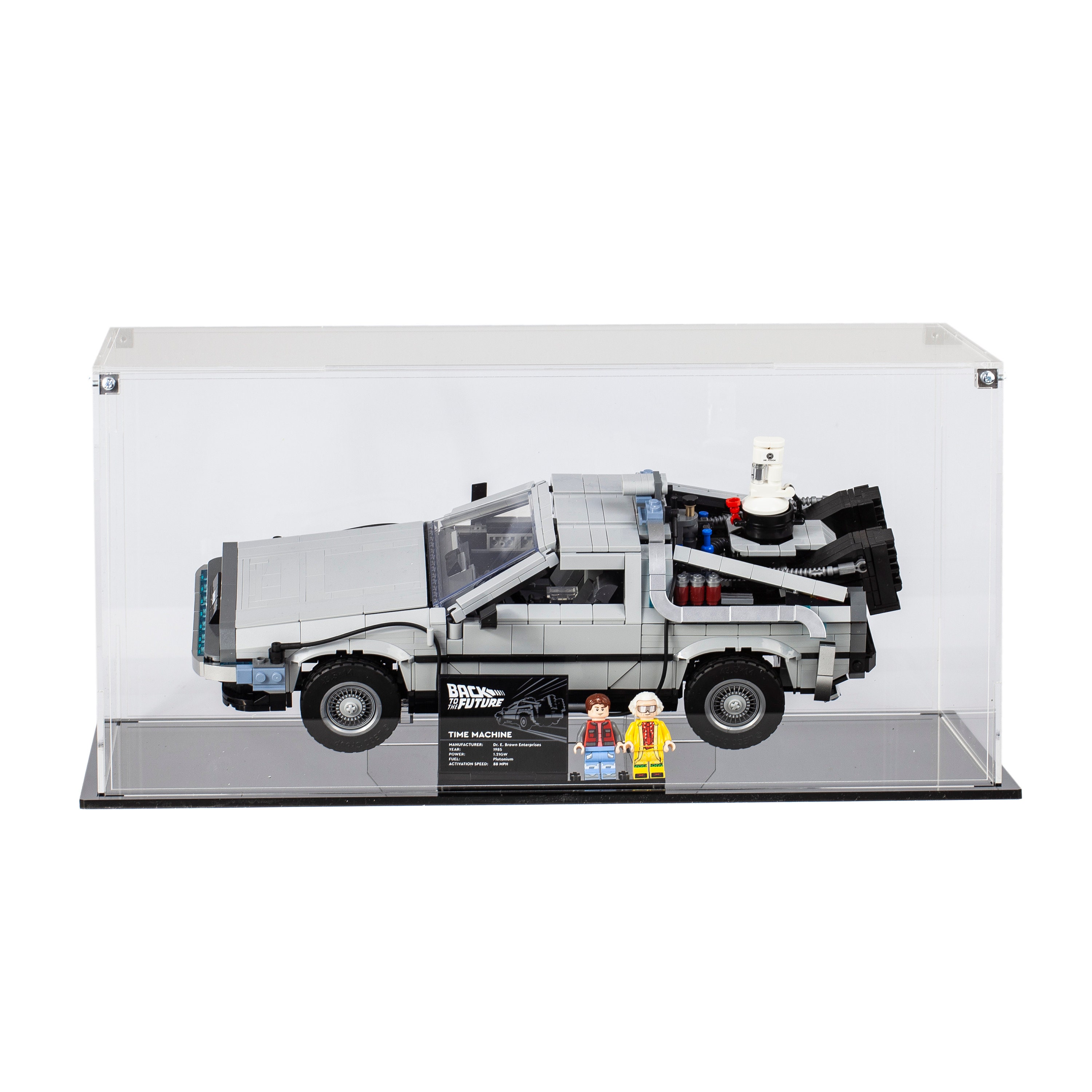 Acrylic Display case for LEGO Back to the Future Time Machine 10300