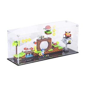 Acrylic Display Case for the LEGO® Sonic the Hedgehog™ – Green Hill Zone 21331