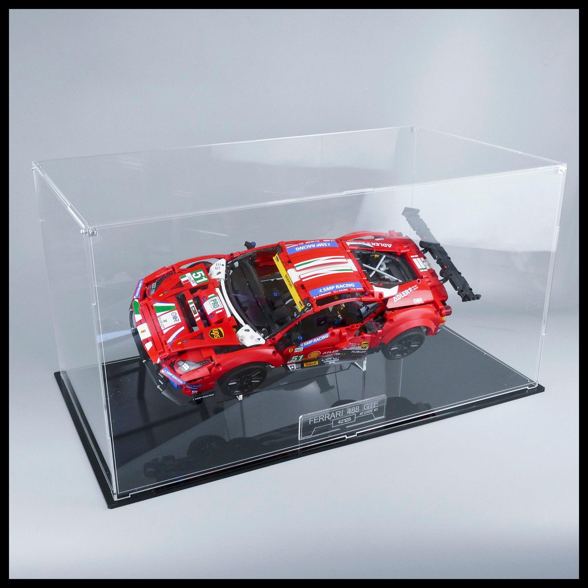 レゴ フェラーリ 488 GTE (42125) 用 アクリル製ディスプレイケース