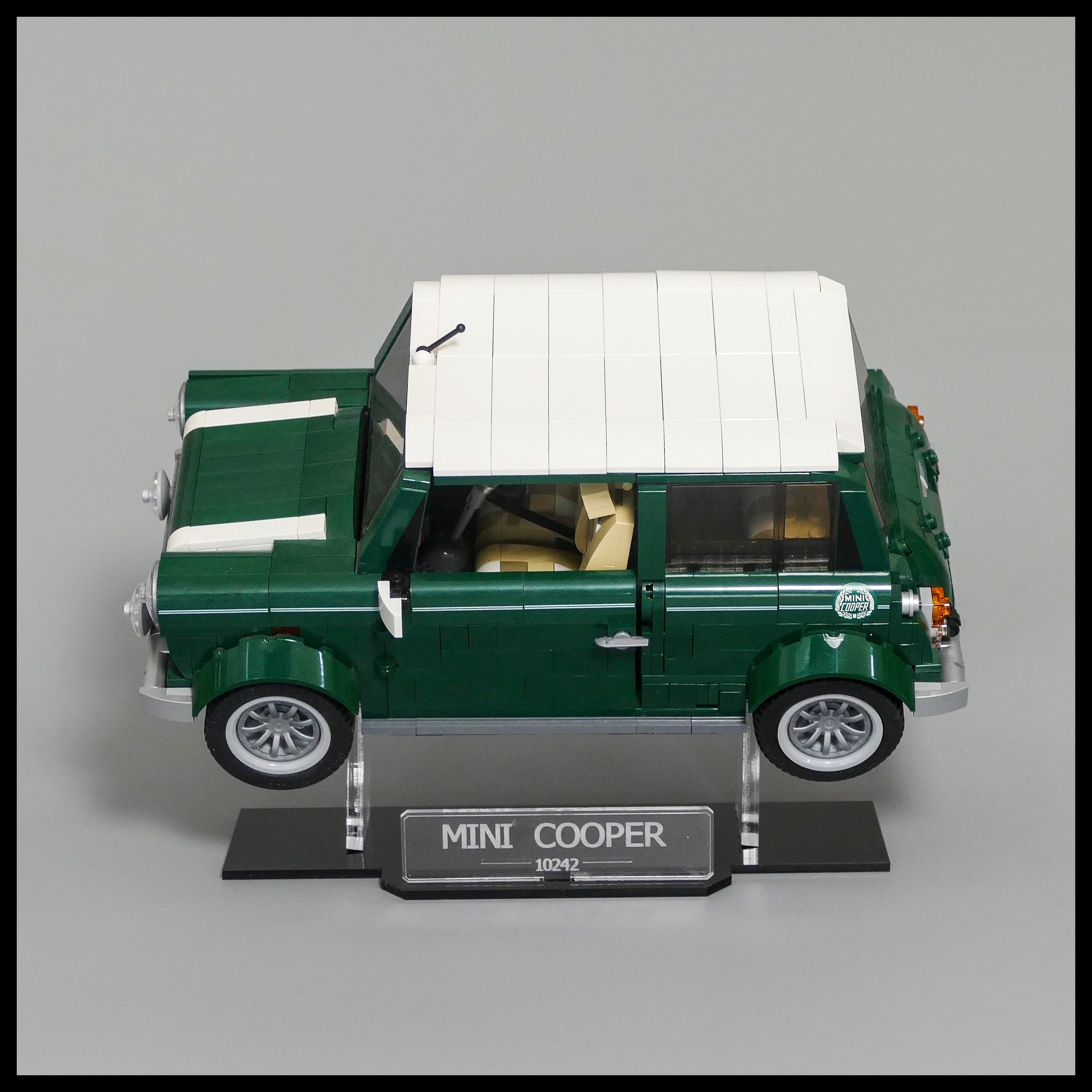 Soporte de exhibici n acr lica para el modelo LEGO Mini Cooper