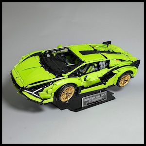 Acrylic Display Stand for LEGO Lamborghini Sián FKP 37 (42115)