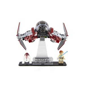 Expositor acrílico para el Interceptor Jedi de Obi-Wan™ de LEGO Star Wars 75135