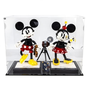 Acrylic Display Case for the LEGO® Mickey Mouse & Minnie Mouse Buildable Characters 43179