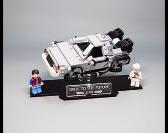 Acrylic Display Stand For The LEGO Delorean Back To The Future Model