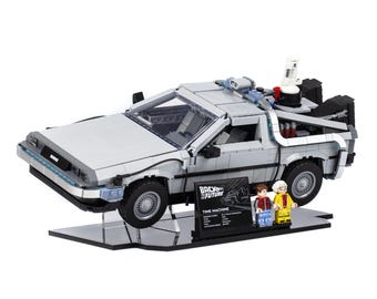Acrylic Display Stand for LEGO Back to the Future Time Machine 10300