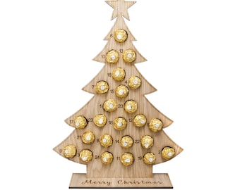 Personalised Christmas Ferrero Rocher advent calendar