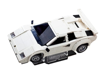 Acrylic Display Stand For LEGO Lamborghini Countach 5000 Quattrovalvole 10337