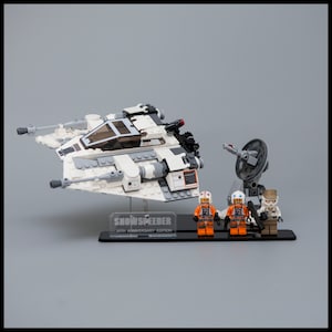 Acrylic Display Stand For LEGO Star Wars Snowspeeder – 20th Anniversary (75259)