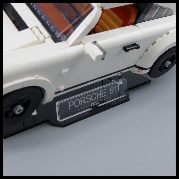 Porsche 911 Acrylic Display Stand for LEGO Creator Model (10295