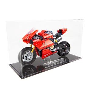 Ducati Panigale V4 R Display Case With Internal Stand For LEGO model (42107)