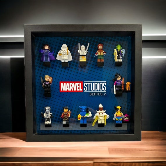 Marvel lego figures framed hotsell