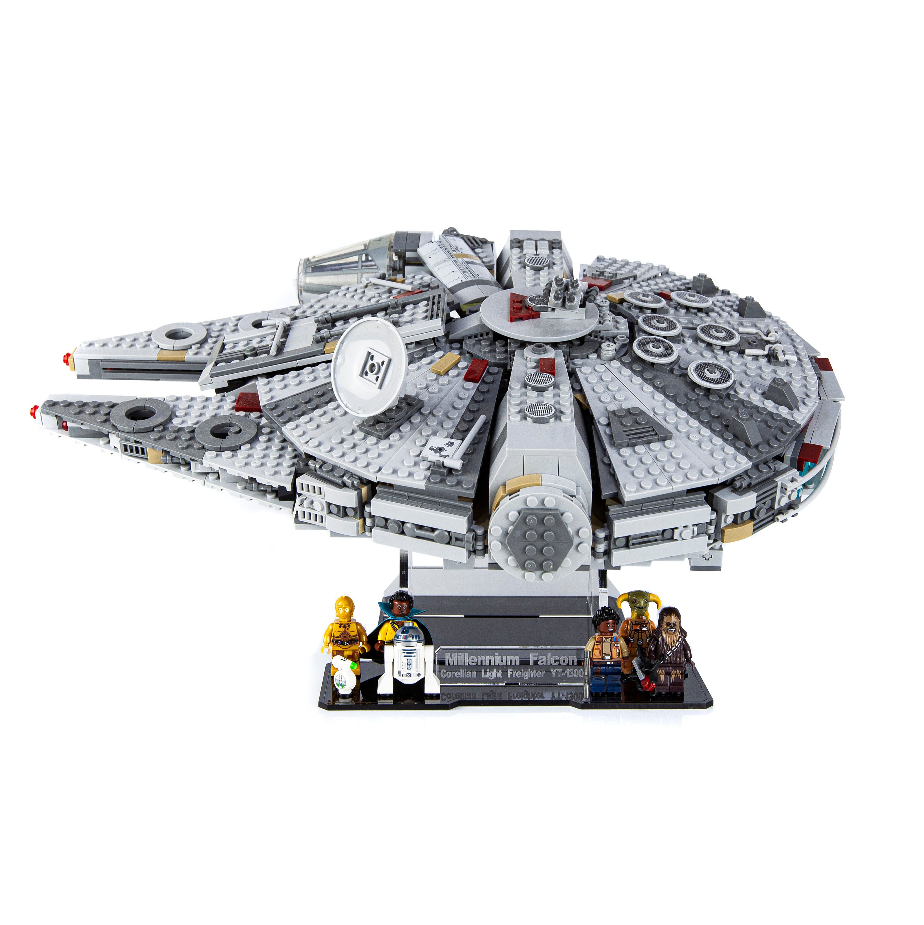 TopBrixx Display Stand for Lego Millennium Falcon 75192, 5MM Acrylic Stand  for Lego 75192 (No Model Set Included)