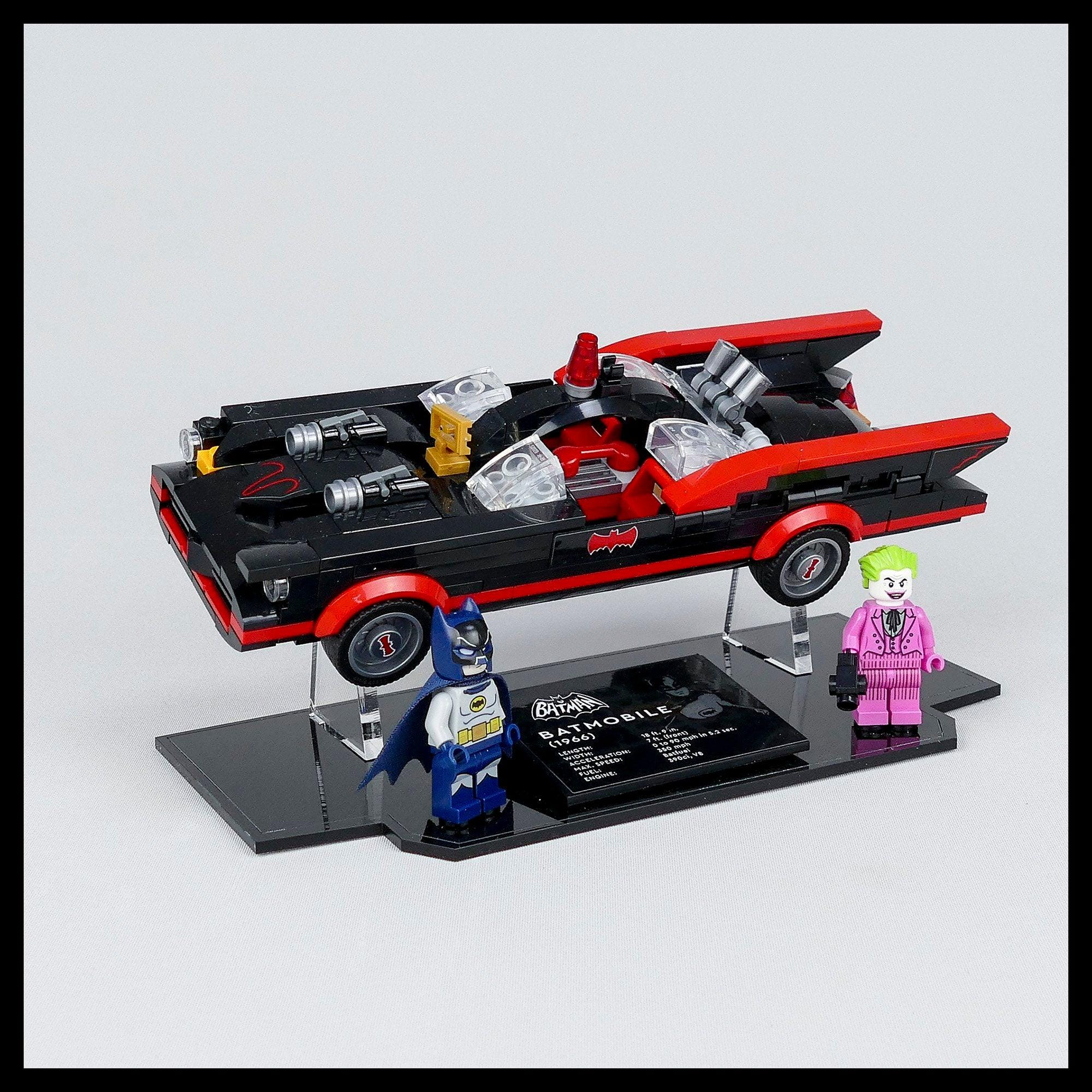 Présentoir en acrylique pour Batmobile LEGO Batman de la série télévisée classique (76188)