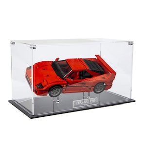 Ferrari F40 stackable Acrylic Display Case With Internal Stand For LEGO Model 10248