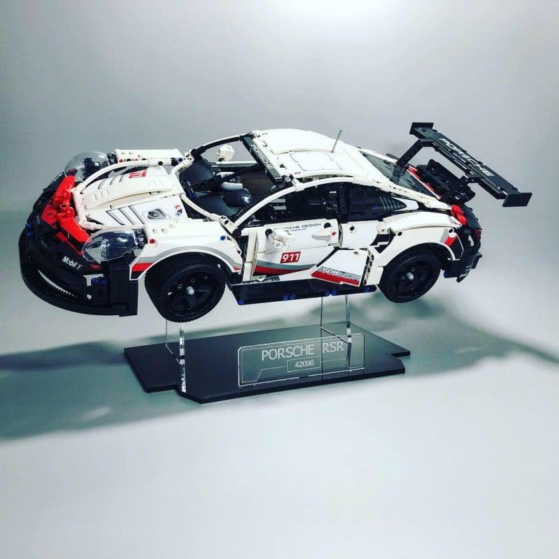 Présentoir en acrylique pour LEGO Porsche 911 RSR (42096)