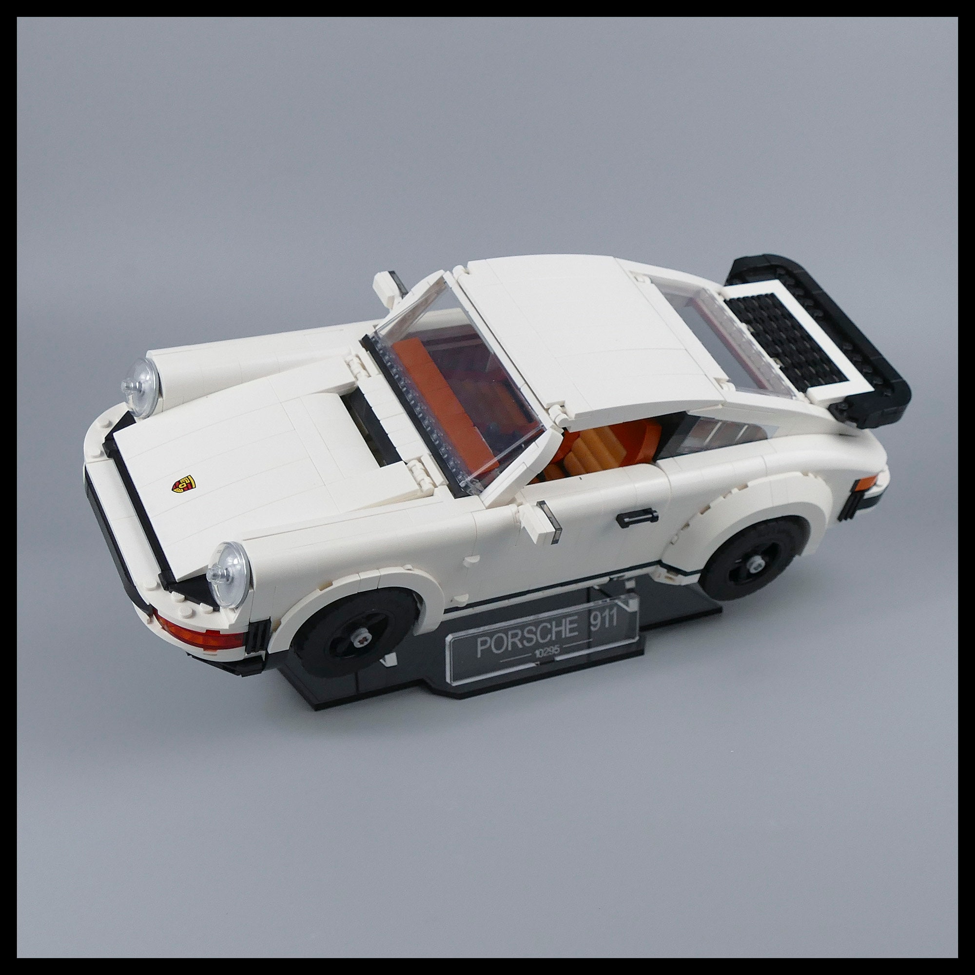 Porsche 911 Acrylic Display Stand for LEGO Creator Model 10295