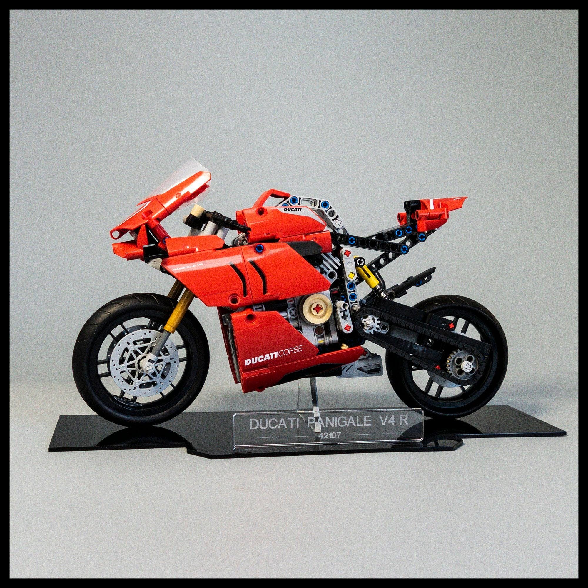 Acrylic Display Stand for LEGO Technic Ducati Panigale V4 R 42107