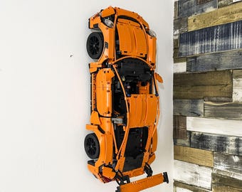 Wall mounted car stand For LEGO Porsche 911 GT3 RS 42056