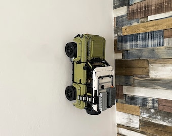 Wall mounted car stand for LEGO® Technic™ Land Rover Defender 42110