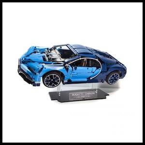 Acryl-Aufsteller für LEGO Technik Bugatti Chiron 42083