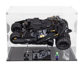 Acrylic Display Case With Internal Stand For LEGO® DC Batman™ Batmobile™ Tumbler 76240