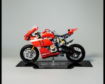 Acryl displaystandaard voor LEGO Technic Ducati Panigale V4 R 42107