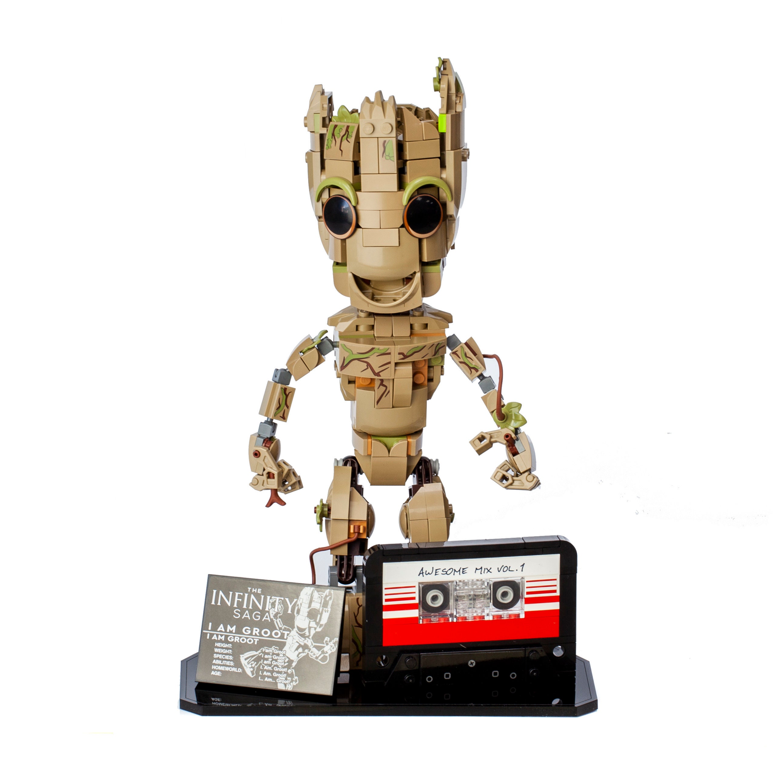 Acrylic Display Stand for the LEGO® MARVEL I Am Groot 76217 